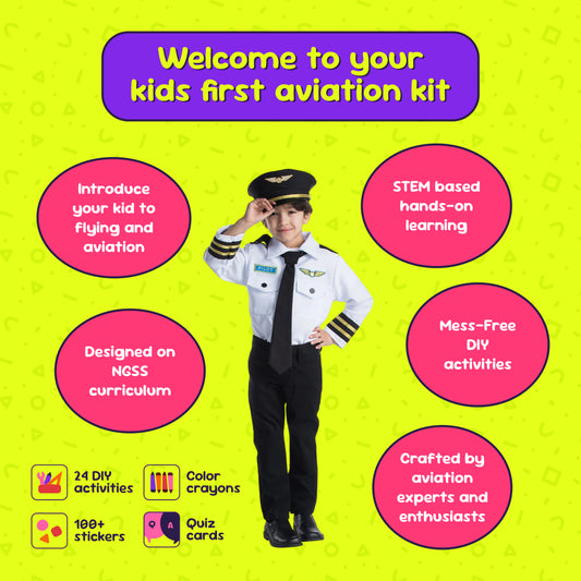 Fly With Me - Activity Kit for Kids to Learn About Flying (3 - 8 years)