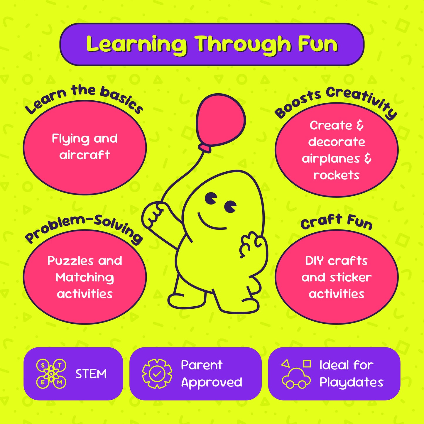 Fly With Me - Activity Kit for Kids to Learn About Flying (3 - 8 years)